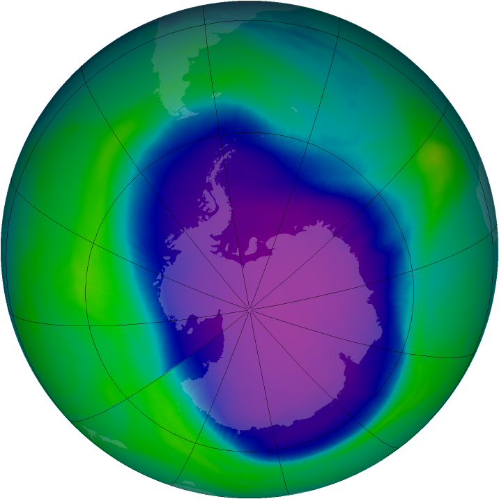 Ozone Map 2006-10-07